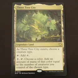 Three Tree City MTG Bloomburrow Rare 260 NM - Image 1