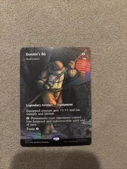 Donnie's Bo - Shadowspear (Borderless) Teenage Mutant Ninja Turtles *FOIL* - Image 1