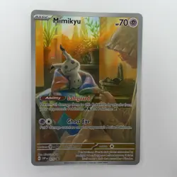 Pokemon TCG - Mimikyu SVP 075 Scarlet & Violet Black Star Promo Paldean Fates NM - Image 1