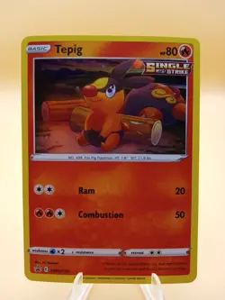 2021 Pokemon Sword & Shield Promo Tepig #172 - Image 4