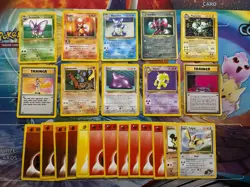 Vintage Pokemon Card Lot WOTC Cards Ditto Stage Error Wartortle - Image 1
