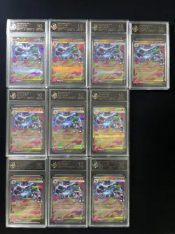 2025 Pokemon JPN Mega Dream Charizard ex M2 013/080 RPA 10 Pristine Lot*10 ZE62 - Image 1