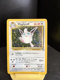 Pokemon TCG Wigglytuff Jungle 16/64 Holo Unlimited Holo Rare - Image 1