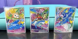 Pokemon TCG First Partner Illustration Series 1 Rowlet Litten Popplio - Image 1