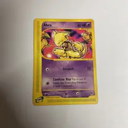 Abra 93/165 Expedition E-Reader E-Series Pokemon Card 2002 - Image 1