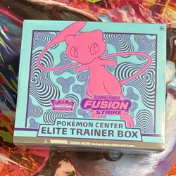 Pokemon Center Fusion Strike Elite Trainer Box Exclusive Mew Genesect - Image 1