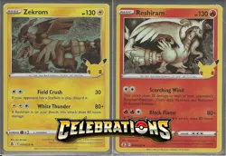 Pokemon TCG: Zekrom 010/025 & Reshiram 002/025 - *Holo-Rare* Cards ~ M/NM!💫 - Image 1