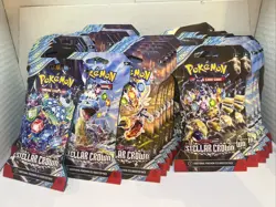 Pokemon Scarlet & Violet Stellar Crown Sleeved Booster Pack 36 Count - Image 1