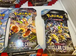 Pokemon Scarlet & Violet Stellar Crown Sleeved Booster Pack 36 Count - Image 3
