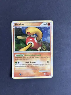 Pokemon TCG Shuckle (HGSS Promo 15) Undaunted HGSS15 Regular Holo Promo - LP+ - Image 1