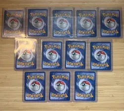 Pokemon TCG 1999 Base Set, Fossil Holo, Regular Card Lot 10 Mewtwo Gyarados - Image 2