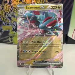 NM Salamence ex 114/159 Sv09: Journey Together Holo Pokemon Card - Image 1