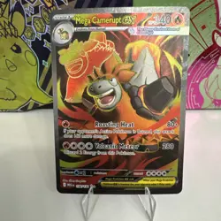 Mega Camerupt EX 156/132 - Pokemon TCG - Mega Evolution Full Art Ultra Rare Holo - Image 1