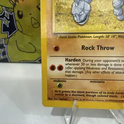 ONIX - 56/102 - Base Set - Pokemon Card - NM - Image 5