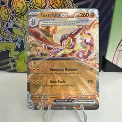 Toxtricity ex 100/182 (Double Rare) Paradox Rift Near Mint Pokemon TCG - Image 1