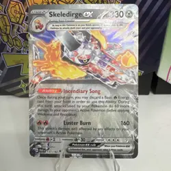 Skeledirge ex 137/182 Paradox Rift Ultra Rare Holo Pokemon Card LP - Image 1