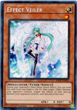 Effect Veiler - RA01-EN003 - Secret Rare - 1st Edition Yugioh TCG Card - Image 1