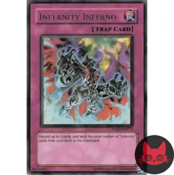 Yugioh Infernity Inferno TSHD-EN071 Rare LP - Image 1