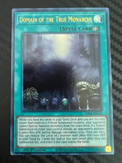 Yugioh Domain of the True Monarchs GFP2-EN161 Ultra Rare 1st Edition NM - Image 1