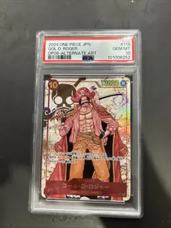 PSA 10 Roger SEC OP09-118 Emperors in the New World ONE PIECE Card Japanese - Image 1