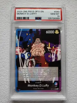 One Piece OP13 Lot of 149 cards Monkey D Luffy Japanese Uta PSA 10 EN - Image 2