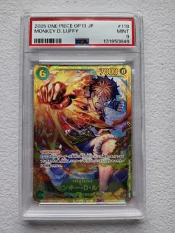 One Piece OP13 Lot of 149 cards Monkey D Luffy Japanese Uta PSA 10 EN - Image 4