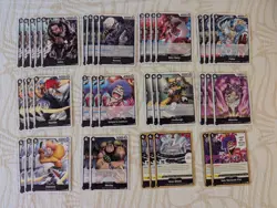 One Piece TCG OP-12 Black Deck 45 Cards Lot – Revolutionary Army + Holos English - Image 2