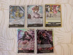 One Piece TCG OP-12 Black Deck 45 Cards Lot – Revolutionary Army + Holos English - Image 3