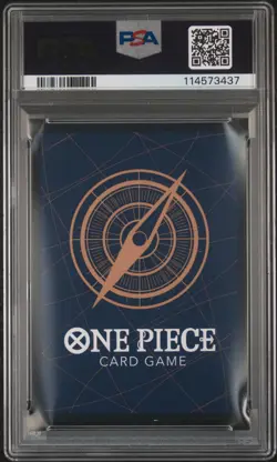 2025 ONE PIECE JPN OP11-A FIST OF DIVINE SPEED ALTERNATE ART #080 GEAR TWO PSA 9 - Image 2
