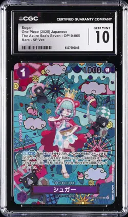 2025 ONE PIECE JAPANESE THE AZURE SEA'S SEVEN RARE - SP VER. SUGAR CGC 10 - Image 1
