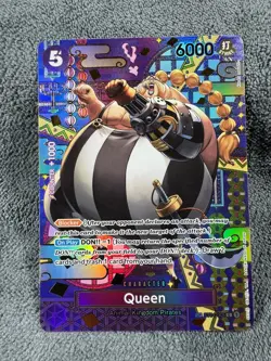 One Piece TCG Queen ST04-005 Two Legends English OP-08 Rare Sp - Image 1