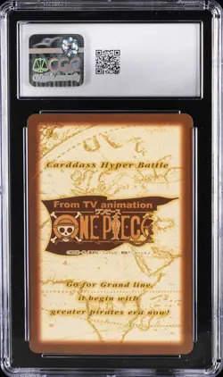 2000 CARDDASS HYPER BATTLE JAPANESE ONE PIECE 4TH STAGE, FOIL #C145 LUFFY CGC 9 - Image 2