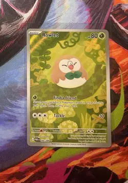 Mega Evolution: Perfect Order Rowlet 90/88 Illustration Rare Pokemon Card - NM - Image 1