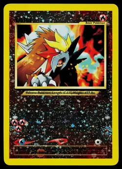 Pokemon Card - Entei WOTC Black Star Promo 34 Reverse Holo - Image 1