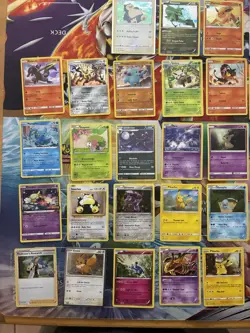 Pokemon Card Lot Holo Promo 38 Cards Fire Rayquaza Eevee Snorlax Mew - Image 3