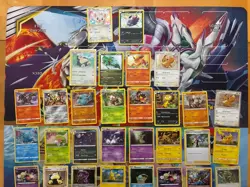 Pokemon Card Lot Holo Promo 38 Cards Fire Rayquaza Eevee Snorlax Mew - Image 4