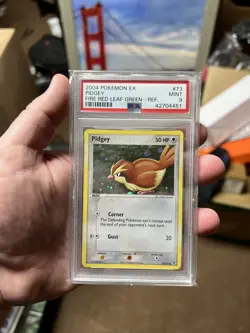2004 Pokemon EX Fire Red Leaf Green #73 Pidgey Reverse Foil PSA 9 Card MINT FRLG - Image 1