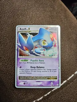 Azelf LV.X 140/146 D&P Legends Awakened Rare Holo Pokemon Card 2008 Near Mint NM - Image 1