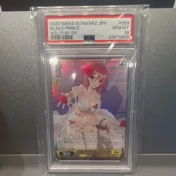 Weiss Schwarz Azur Lane Black Prince SR Holo Japanese Card AZL/S102-SR PSA 10 - Image 1