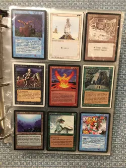Big Vintage Binder 700 + Magic The Gathering Cards Revised Legends The Dark MTG - Image 1