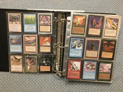 Big Vintage Binder 700 + Magic The Gathering Cards Revised Legends The Dark MTG - Image 3
