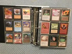 Big Vintage Binder 700 + Magic The Gathering Cards Revised Legends The Dark MTG - Image 4