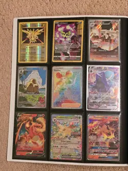 100+ Pokemon TCG Card Binder Lot: MEAG, GX, SIR, SAR, VMAX, V, IR, AR, Gold - Image 2