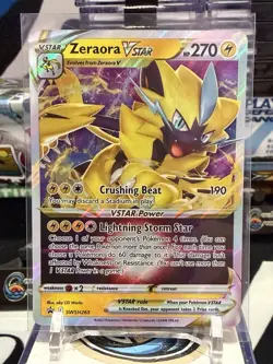 Zeraora VSTAR - SWSH265 - Pokemon Sword & Shield Promo Ultra Rare Holo Card NM - Image 1
