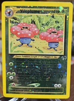 Pokemon Vileplume TCG Reverse Holo Card 17/18 Southern Islands Promo MP - Image 1