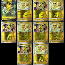 10x Jolteon V Lot Pokemon Cards TCG CBB2C Gem Pack Vol. 2 (NM - US Seller) - Image 1