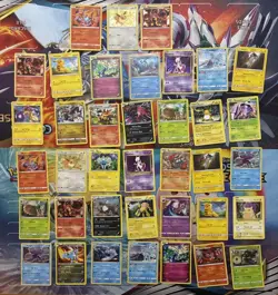 Pokemon Card Lot Cracked Ice Holo Fire 38 Cards Ninetales Eevee Pikachu Mewtwo - Image 1