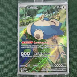 SEALED Snorlax SVP 051 Promo 151 Holo Black Star Promo Pokemon Card - Image 2