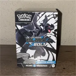 Pokemon Scarlet & Violet Black Bolt Booster Bundle Box English Trading Card Game - Image 1