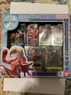 One Piece TCG English Volume 3 Factory Sealed Illustration Box 50 Cards Total - Image 1